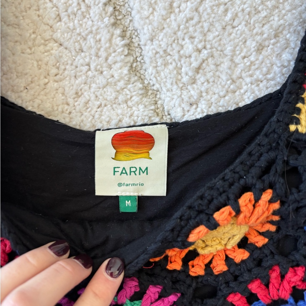 Farm Rio Crochet tank - Picture 2 of 2